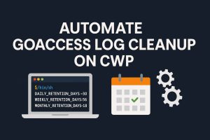 Automate GoAccess Log Cleanup on CWP (POSIX-Compliant Script)