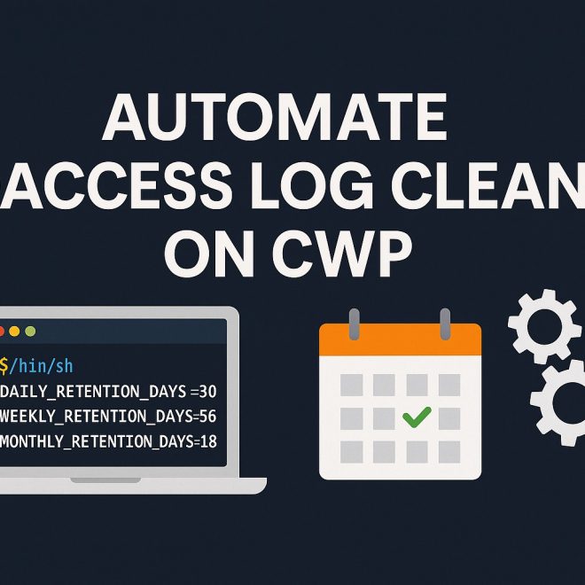 Automate GoAccess Log Cleanup on CWP (POSIX-Compliant Script)