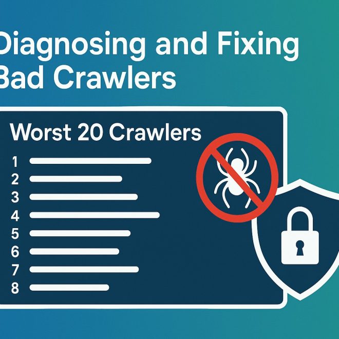 How to Diagnose and Block the Worst Crawlers Eating Your Bandwidth