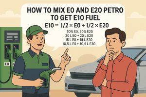 How to Mix E0 and E20 Petrol to Safely Get E10 Fuel