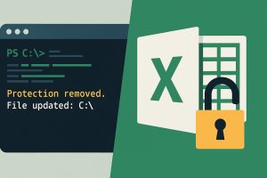How to Remove Forgotten Excel Sheet Protection Using PowerShell (Step-by-Step Guide)