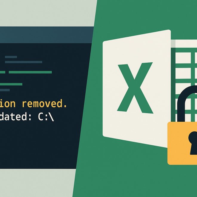 How to Remove Forgotten Excel Sheet Protection Using PowerShell (Step-by-Step Guide)