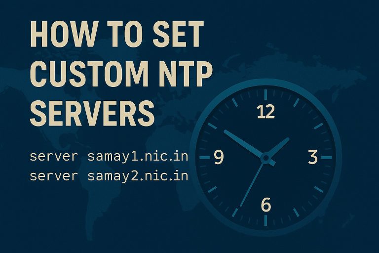 How to Set Custom NTP Servers on Rocky Linux (EL) and Debian Systems Using Indian NTP Servers