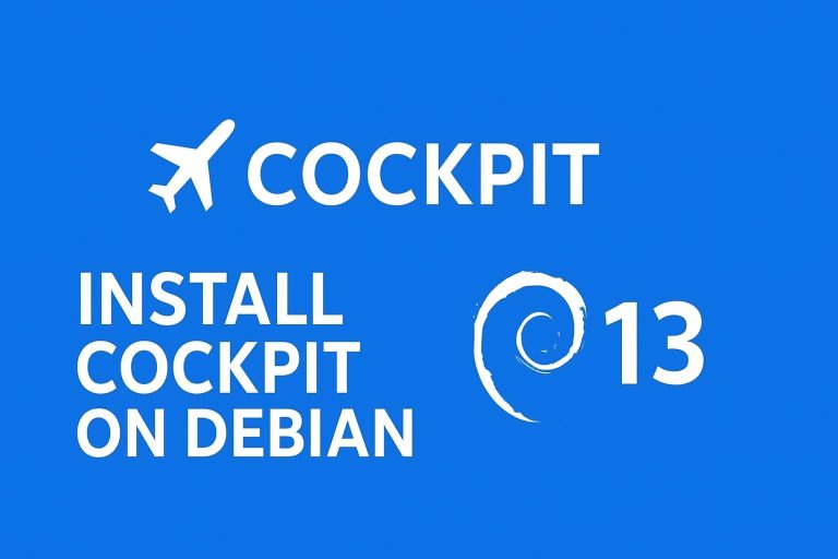 Install a Full-Featured Cockpit on Debian 13 (With Backports)
